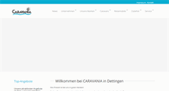 Desktop Screenshot of caravania.de